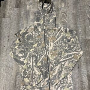 Camo baggy zip up